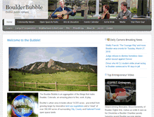 Tablet Screenshot of boulderbubble.com